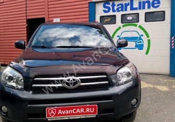 StarLine установочный центр в Новосибирске Тойота РАВ4 установить сигнализацию СтарЛайн в Новосибирске